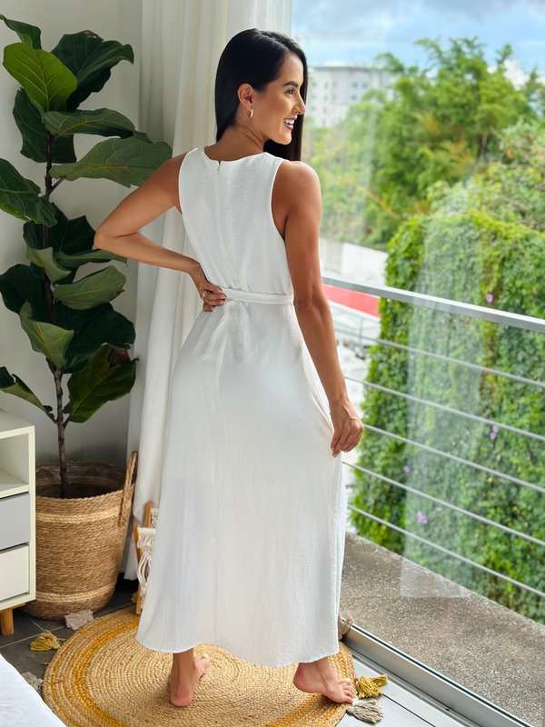 Maxi Dress blanco divino · vista 2