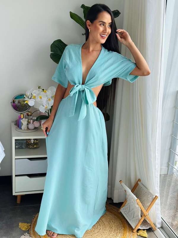 Maxi dress divino y la espalda nos · vista 1