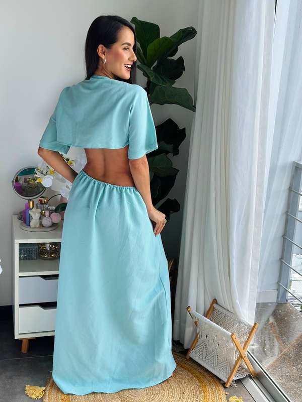 Maxi dress divino y la espalda nos · vista 2