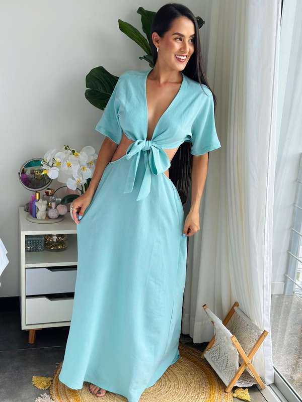 Maxi dress divino y la espalda nos · vista 3